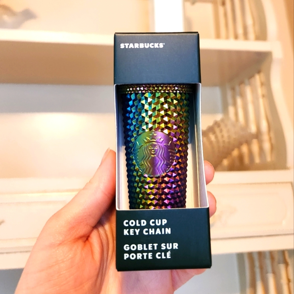 Starbucks 2023 Oil Slick Keychain